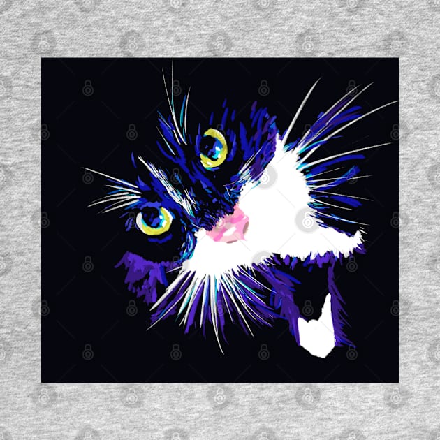 Bright eye Tuxedo Cat by TAP4242